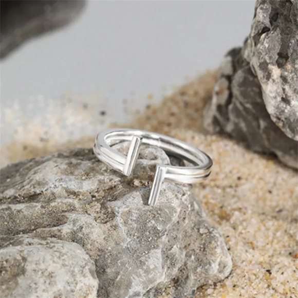 NEW Bar Ring | 18k Gold Plated - Picture 1 of 9